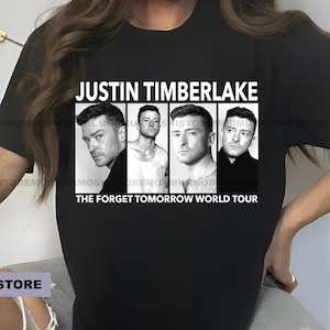 Justin Timberlake world tour t-shirt Justin Timberlake forget tomorrow tour shirt JT albums t-shirt Justin Timberlake Concert fan merch