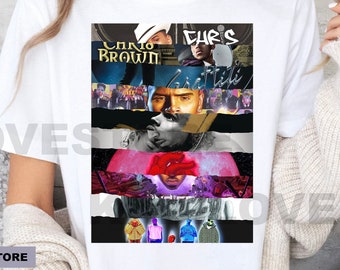 Chris Brown rb World Tour T-shirt - Fan merchandise concertkunst
