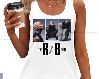 Camiseta sin mangas de la gira R&B de Chris Brown: camiseta unisex para fans