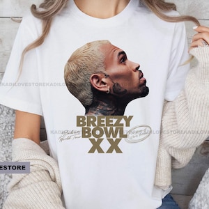 Chris Brown breezy bowl shirt fan Chris Brown breezy Tour tshirt Chris Brown print  Chris Brown fan merch Chris Brown concert gift poster
