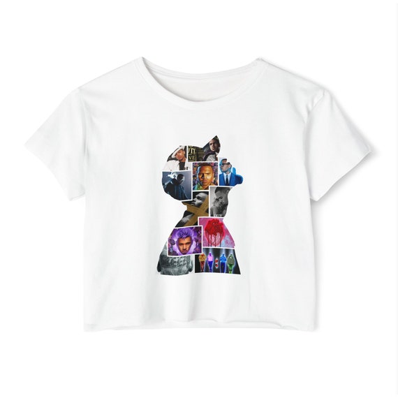 Chris Brown crop top albums world tour Chris Brown crop shirt Chris Brown shirt Chris Brown 11:11 tour Chris Brown merch fan Brown concert