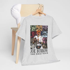 Maglietta Joe Burrow, camicia Joe Burrow, stampa Joe Burrow per tifosi, maglia da football Joe Burrow, poster regalo Joe Burrow, ferro da stiro Joe Burrow immagine 4