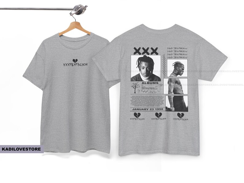 Tacion Rapper Xx.xten.tacion Backprint Shirt: Rapper Photo Print, Unisex Tshirt - Etsy