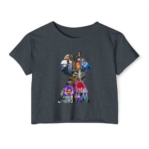 Chris Brown Album Collage Crop Top Shirt, World Tour Concert Merch image 6