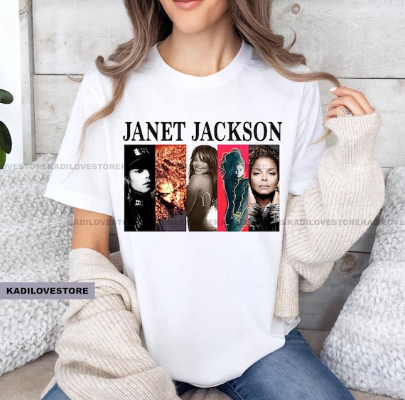 ジャネット・ジャクソン アルバムアート Tシャツ：ワールドツアー