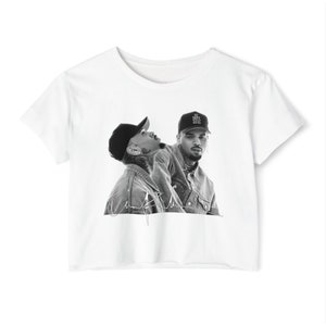 Chris Brown Crop-Top Welttournee Chris Brown Crop-Shirt Chris Brown-Shirt Chris Brown 11:11 Tour-T-Shirt Chris Brown Merch Fan Brown Konzert