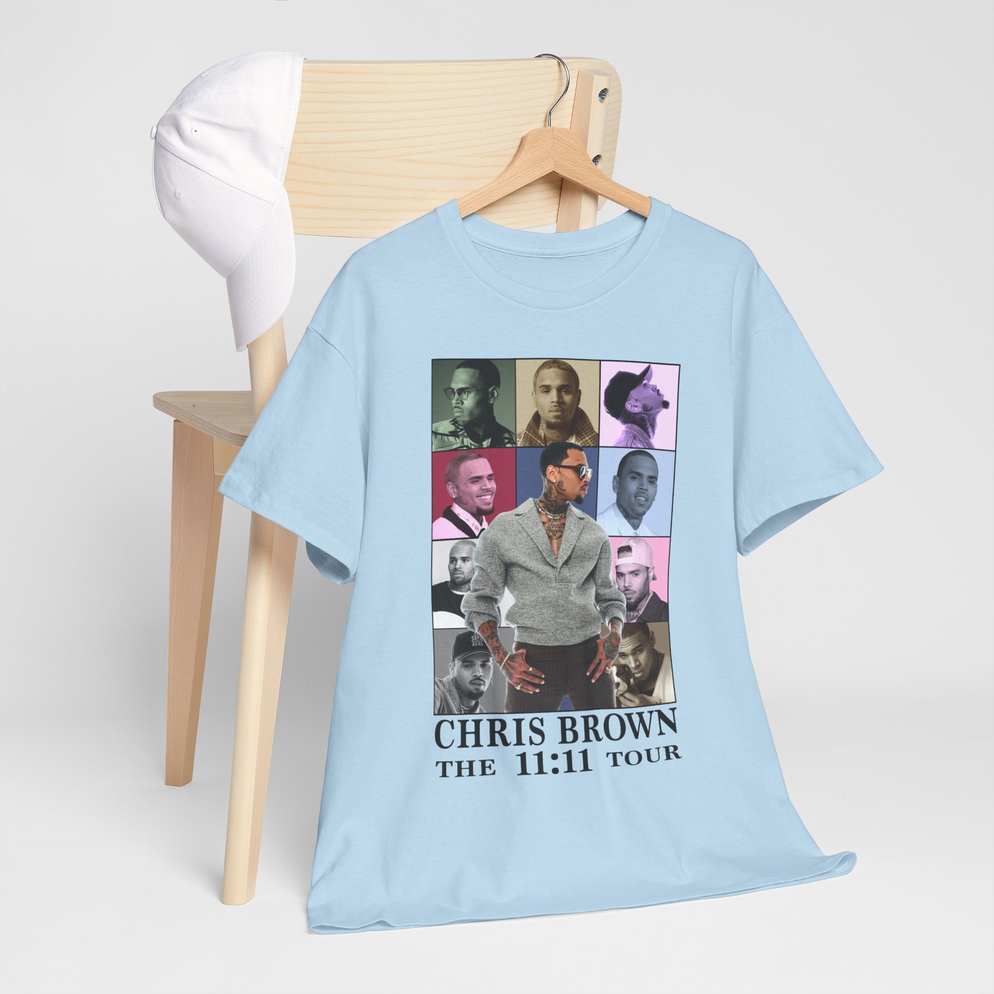 クリス・ブラウン 11:11 ツアー Tシャツ、コンサートファングッズ