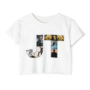 Justin Timberlake crop top world tour JT shirt Justin Timberlake Concert crop shirt Timberlake fan merch Justin Timberlake albums JT print