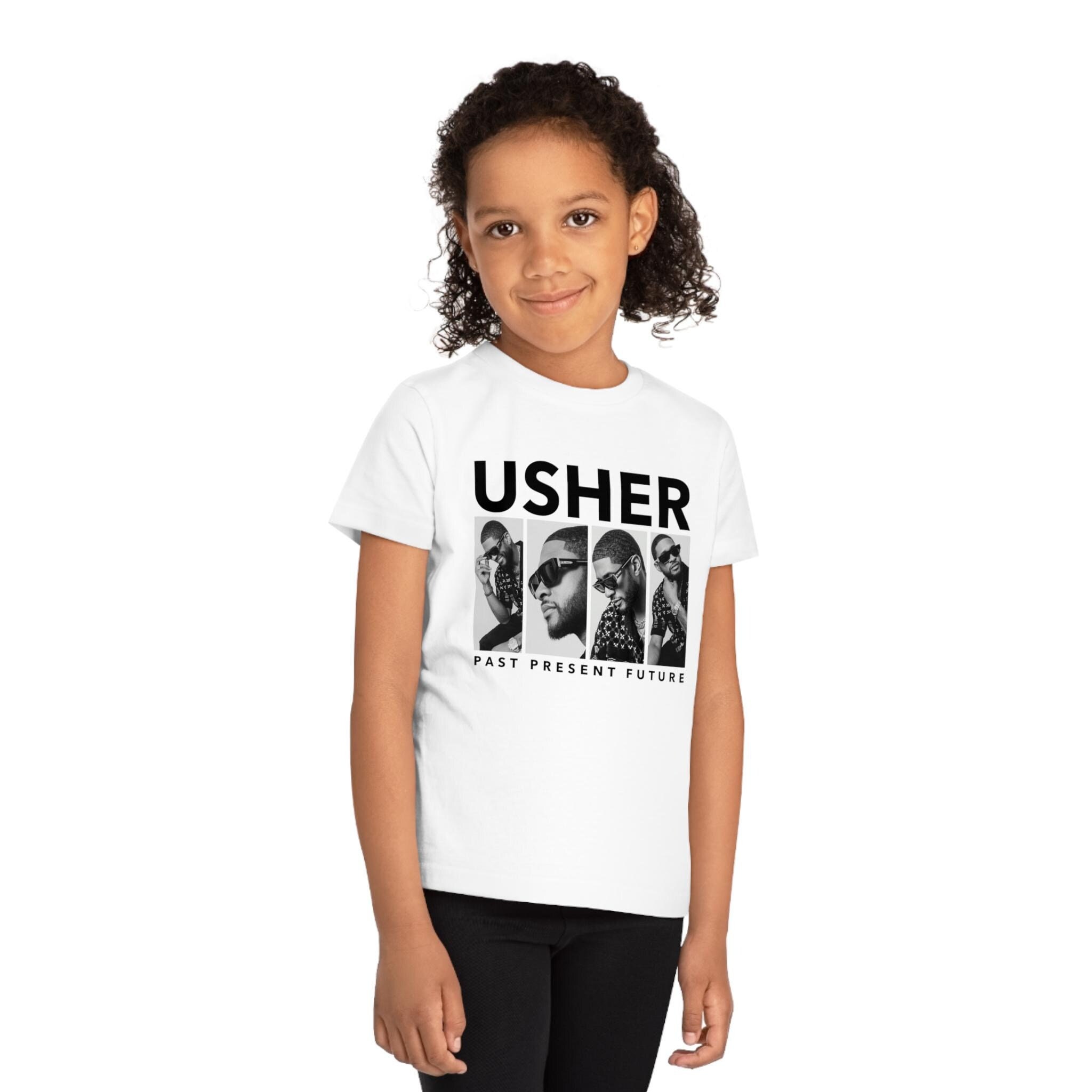 T-shirt Vintage Usher Adulti Passato Presente Futuro Top Nuova - Foto 10