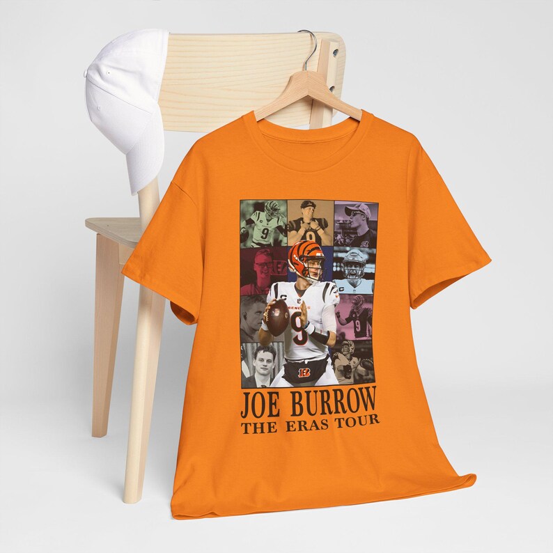 Maglietta Joe Burrow, camicia Joe Burrow, stampa Joe Burrow per tifosi, maglia da football Joe Burrow, poster regalo Joe Burrow, ferro da stiro Joe Burrow immagine 3