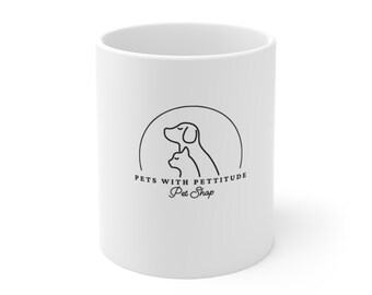 Pets With Pettitude-mok – Grappige kat en hond, cadeau huisdierliefhebber