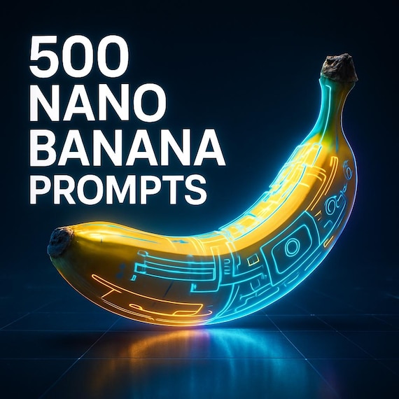 Banana AI Prompt Library (500 Prompts) | Hyper-Realistic VEO-3 & Midjourney Prompts