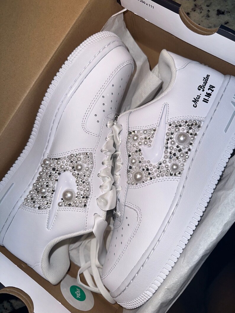 bedazzled air force ones