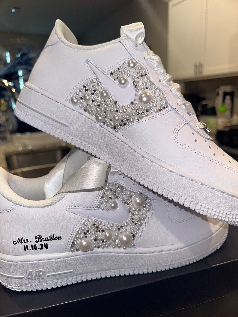 bedazzled air force ones