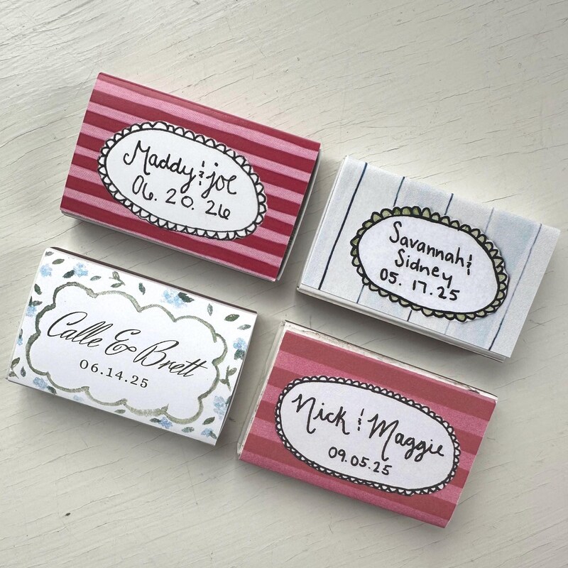 Custom Matchboxes - Etsy