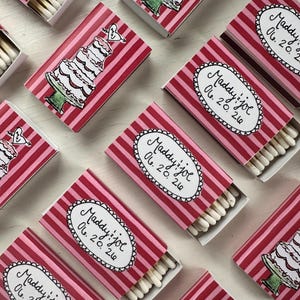 Personalized Matchboxes for Weddings, Events, & Gifts | Custom Printed Matches
