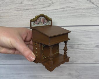 Miniatur Schreibtisch Davenport Puppenhaus | STL-Datei