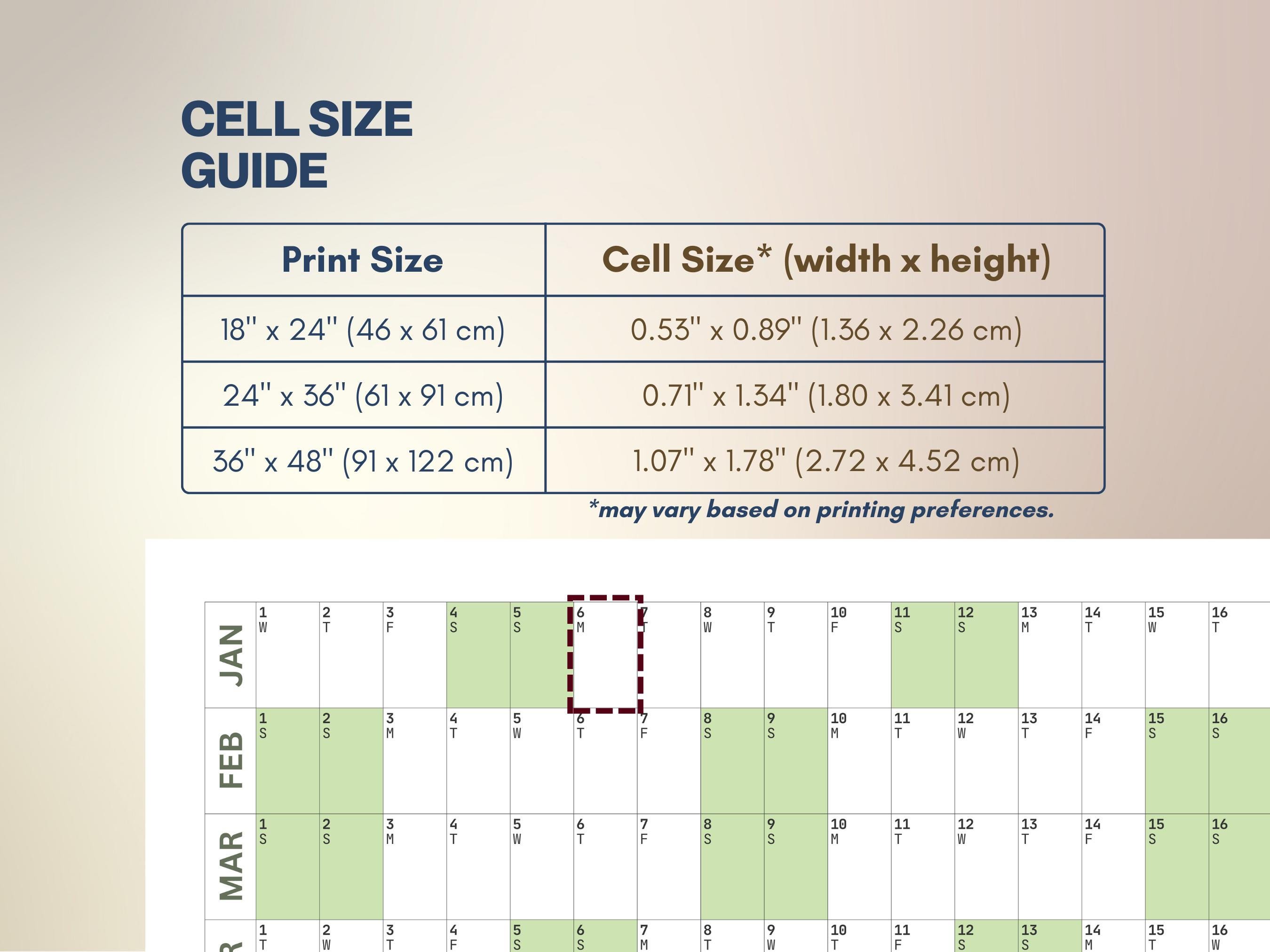 Two year planner 2025 and 2026