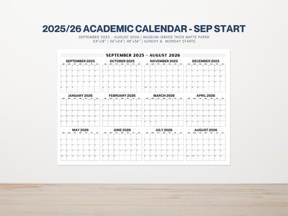 Calendario Da Parete 2025 Formato A3 (29,7x42 Cm) - Planner Annuale Con Spazi Per Appunti - Per Casa, Ufficio E Scuola