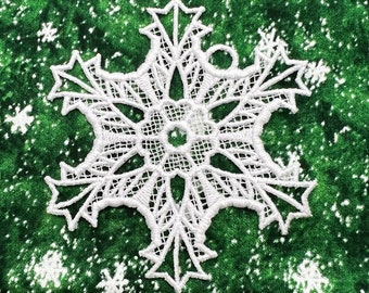Frosty Window Lace Snowflake
