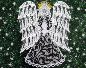 Formal Lace Angel Tree Topper