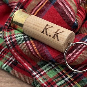 Personalised Engraved Shotgun Keychain