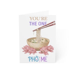 Pho Grußkarten - Perfekt für besondere Anlässe, Geburtstagswünsche, Restauranteinladungen, Geschenke für Feinschmecker, saisonale Grüße