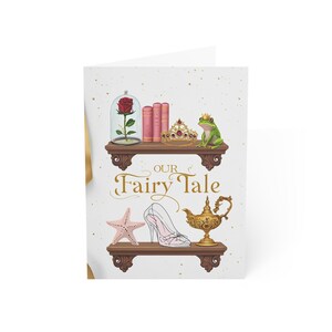 Cartes de voeux romantiques de conte de fées, paquet de cartes magiques pour les célébrations, parfaites pour les mariages, les anniversaires et les anniversaires