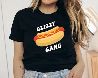 Glizzy Gang Gladiator Hot Dog T-Shirt: Funny Foodie Tee