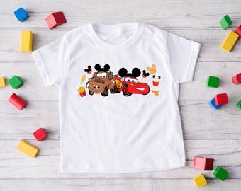 McQueen and Mater Shirt,Disney Cars T-shirt,Cars Pixar,Disney Matching Sweater,Disney Snacks  Tee,Cars Couple Shirt,Disney Family Trip