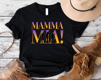 Mamma Mia T-shirt: Retro 70s Disco Dancing Mom Outfit