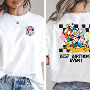 Custom Name Disney Mickey & Friends Birthday Shirt,Disney Birthday Boy/Girl Tee,Disney Birthday Squad Shirts,Mickey Birthday Trip Tees
