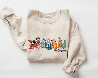 Disneyland Mickey and Friends Sweatshirt: Disneyworld Family Trip Tee