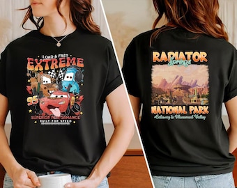 Radiator Springs National Park Shirt, McQueen Cars Movie Tee