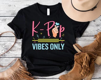 K-Pop Vibes T-Shirt: South Korean Music Fan Gift