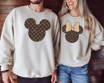 Disney Designer Sweatshirt,Matching Disney Shirt,Disney Mickey Minnie Shirt,Minnie Mouse Sweater,Disney Trip Sweater,Disney Vacation Hoodie