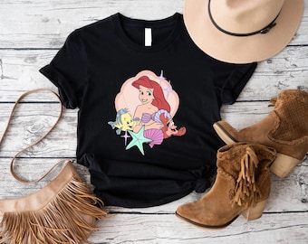 Kids Vintage Ariel T-Shirt: Little Mermaid Disneyland Shirt
