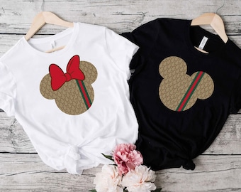 Mickey And Minnie T-shirt,Disney Designer Shirt,Matching Disney Shirt,Minnie Mouse Tee,Family Disney Trip T-shirt,Disney Vacation Sweater