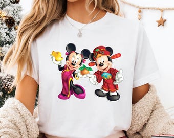 Disney Chinese Lunar New Year 2026 Shirt, Mickey and Minnie Sweater, Year of The Horse Tee, Family Disneyland Trip