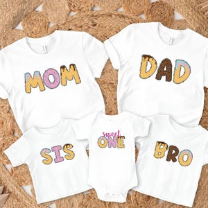 Family Ice Cream Birthday Shirts,Custom Mom Dad Bro Sis Family Ice Cream Birthday Shirts,Matching Ice Cream Birthday Shirts,Girls Birthday