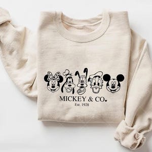 Mickey & Co Sweatshirt,Vintage Disney Sweater,Disney Mickey And Friends Trip Sweatshirt,Disney Family Matching Shirt,Disneyworld Hoodie