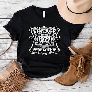 46th Birthday Shirt of 2025,Vintage 1979 Limited Edition Aged Shirt,45th Birthday Gift For Men,46th Birthday Best Friend,46th Birthday Women