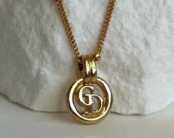 AUTHENTIC CD Designer Luxury Necklace Gift For Her