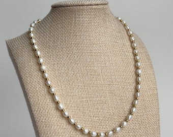 Freshwater Pearl Beaded Necklace