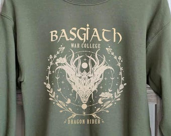 Basgiath War College Sweatshirt: Dragon Rider Fantasy Bookish Shirt