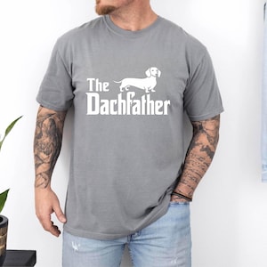 The Dachfather Comfort Colors Shirt,Dachshund Dad Shirt,Wiener Dog Shirt,Father's Day Dachshund Dad Gift Tshirt,Dachshund Dog Owner Men Tee bild 8