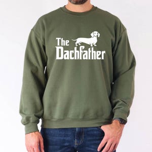 The Dachfather T-Shirt, Dachshund Dad Shirt, Wiener Dog Shirt, Father's Day Dachshund Dad Gift Tshirt, Dachshund Dog Owner Men Tee image 7
