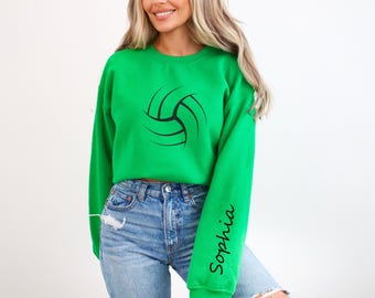 Personalized Volleyball Sweatshirt, Volleyball Mom Sweatshirt, Volleyball Tee, Game Day Volleyball, Gift For Volleyball Player, Gift for Her