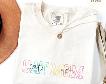 Cat Mom Shirt, Gift For Cat Mom, Cat Gift For Mothers Day, Cat Mama Comfort Colors® Shirts, Cat Lover Shirt, New Cat Mom Shirt, Fur Mama