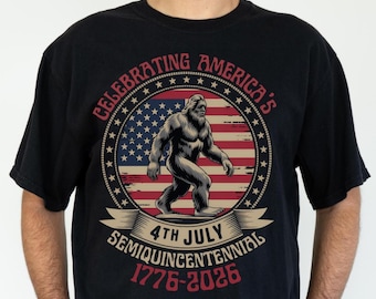 Amerika 250th Jubiläums-Shirt, 4. Juli Semiquincentennial 1776–2026 T-Shirt, Patriotisches USA-Unabhängigkeitstag-T-Stück, Comfort Colors® Shirt